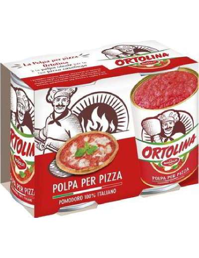ORTOLINA POLPA PIZZA IN CASA 2X400 GR