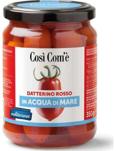 COSI COM'E' DATTERINO ROSSO IN ACQUA DI MARE GR 350