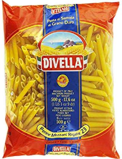 DIVELLA N 23 PENNE MEZZANE RIGATE GR 500