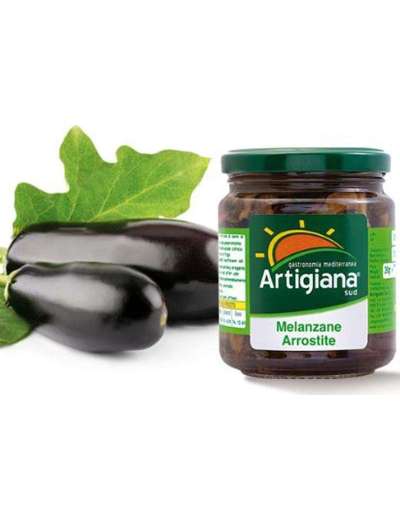 ARTIGIANA SUD MELANZANE ARROSTITE SOTT'OLIO GR 540