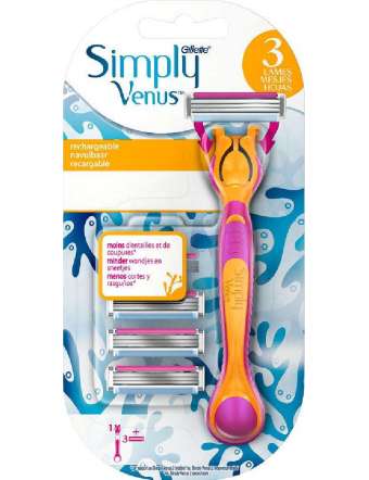 GILLETTE VENUS HYBRID 3 LAME + MANICO E 3 RICAMBI