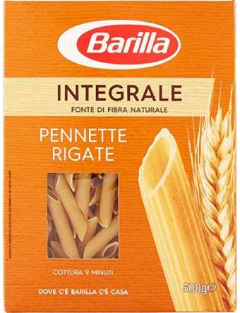 BARILLA PENNE RIGATE INTEGRALE GR 500