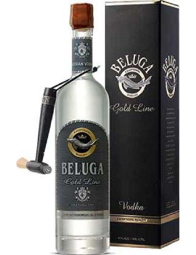 BELUGA VODKA GOLD LINE IN PELLE CL 70