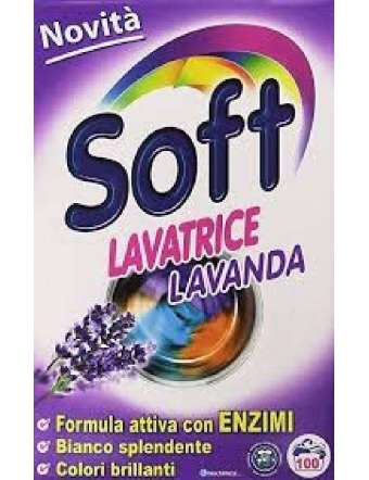 SOFT LAVATRICE POLVERE 105 LAVAGGI LAVANDA VALIGETTA GR 5250