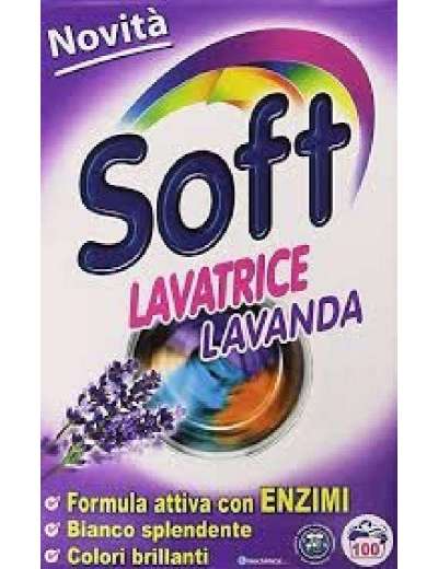 SOFT LAVATRICE POLVERE 105 LAVAGGI LAVANDA VALIGETTA GR 5250