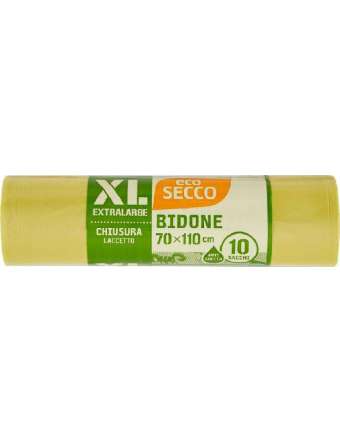 SACME SACCO 70 X 110 GIALLO TRASPARENTE CON LACCIO PZ 10