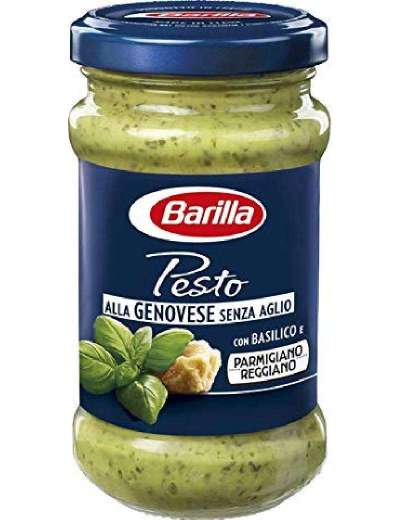 BARILLA PESTO SENZA AGLIO VETRO GR 190