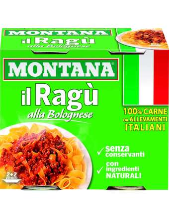 MONTANA RAGU' 180X2 BOLOGNESE GR 360