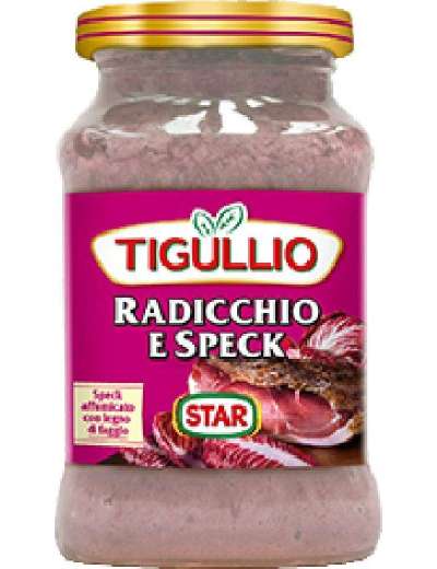 STAR PESTO TIGULLIO RADICCHIO E SPECK VETRO GR 190