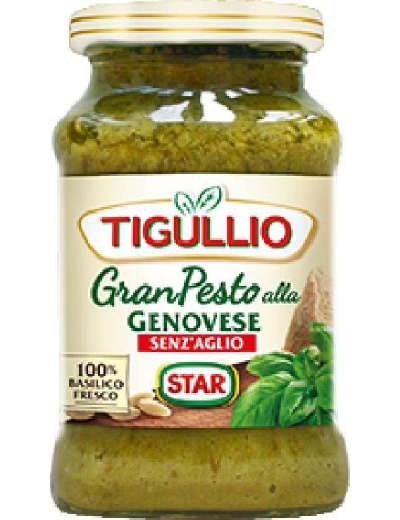 STAR PESTO TIGULLIO SENZA AGLIO GENOVESE VETRO GR 190