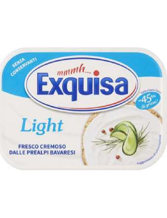 EXQUISA LIGHT FORMAGGIO SPALMABILE GR 175