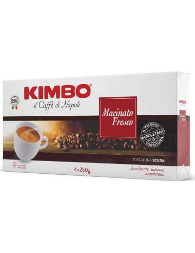 KIMBO MACINATO FRESCO QUARTETTO 4X250 GR