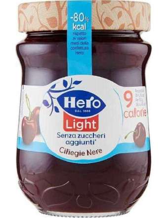 HERO CONFETTURA LIGHT CILIEGE NERE VETRO GR 280