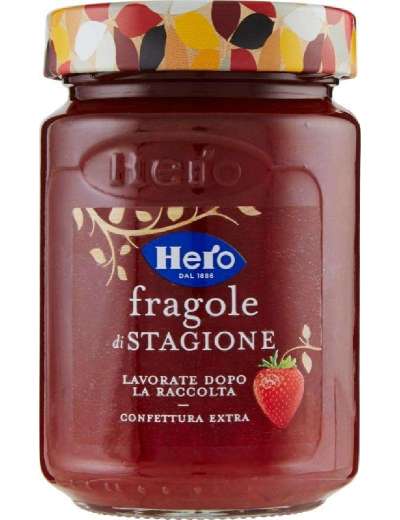 HERO CONFETTURA FRUTTI DI STAGIONE FRAGOLE VETRO GR 350