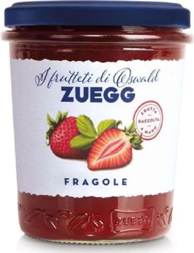 ZUEGG FRAGOLE CONFETTURA VETRO GR 320