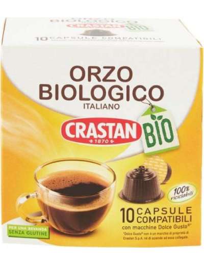 CRASTAN ORZO BIOLOGICO CAPSULE DOLCE GUSTO PZ 10
