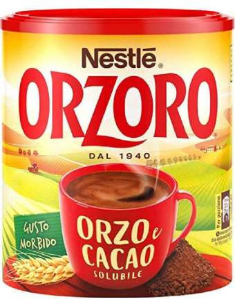 NESTLE' ORZORO E CACAO SOLUBILE GR 180