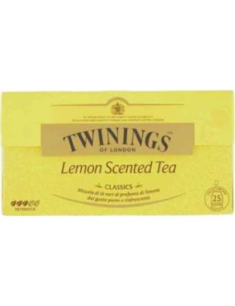 TWININGS LEMON SCENTED TEA 25 FILTRI GR 50