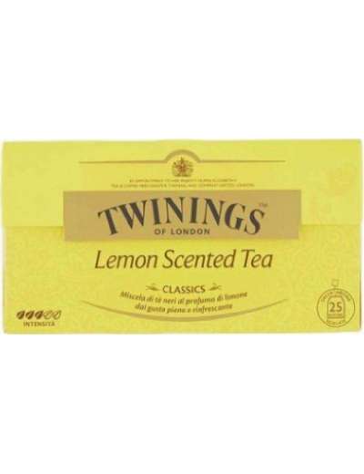 TWININGS LEMON SCENTED TEA 25 FILTRI GR 50