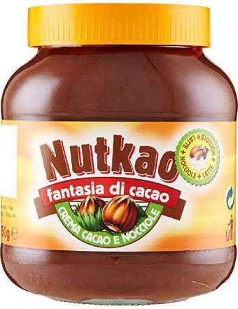 NUTKAO CREMA CACAO FANTASIA VASO VETRO GR 400