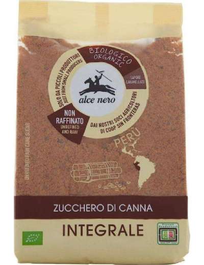 ALCE NERO ZUCCHERO DI CANNA INTEGRALE PERU BIO GR 500