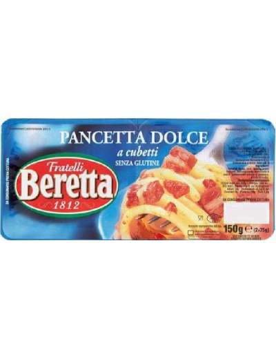 BERETTA CUBETTI DOLCE PANCETTA 2X75 GR 150