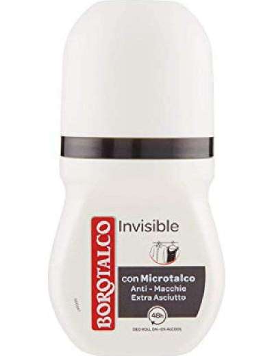 BOROTALCO DEODORANTE ROLL ON INVISIBLE ML 50