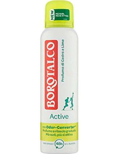 BOROTALCO DEODORANTE SPRAY GIALLO ACTIVE ML 150