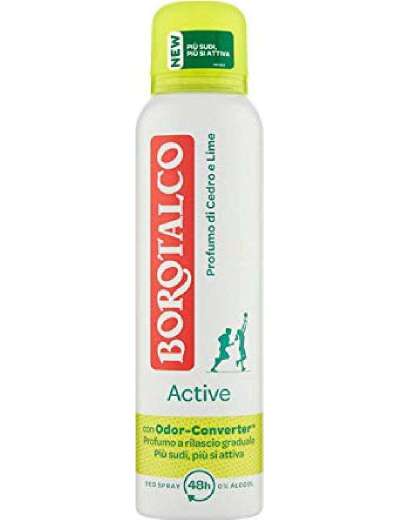 BOROTALCO DEODORANTE SPRAY GIALLO ACTIVE ML 150