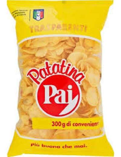 PAI CHIPS TRASPARENTI GR 200