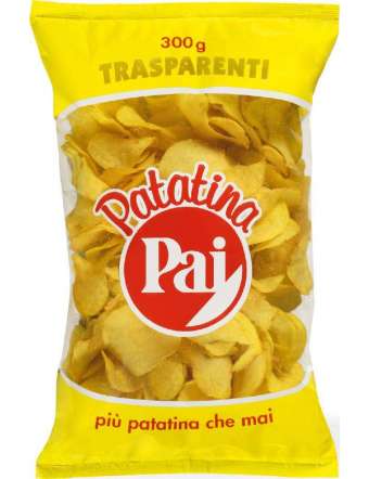 PAI CHIPS TRASPARENTI PATATINE BUSTA GR 300