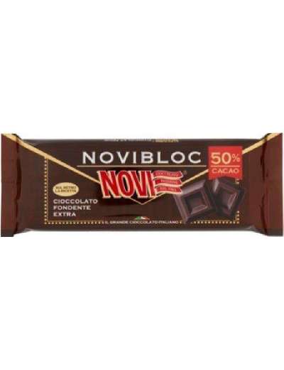 NOVI NOVIBLOC TAGLIO FONDENTE 50% CACAO GR 150