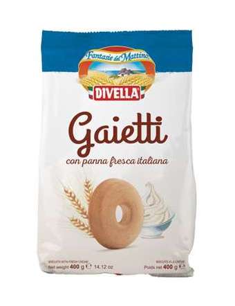 DIVELLA GAIETTI PANNA BISCOTTI GR 400