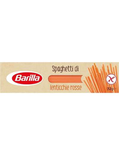 BARILLA SPAGHETTI LENTICCHIE ROSSE GR 250