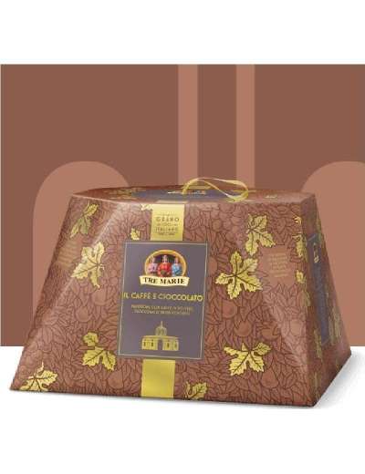 TRE MARIE PANETTONE CAFFE' E CIOCCOLATO GR 930