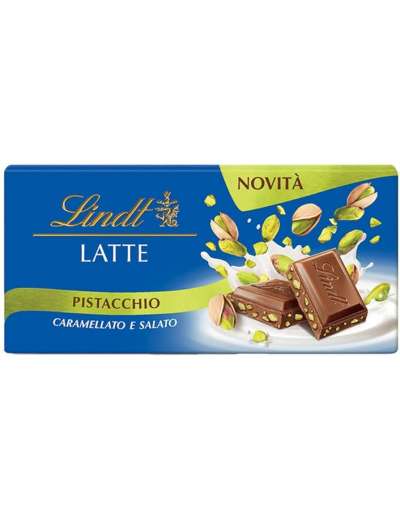 LINDT TAVOLETTA LATTE PIASTACCHIO GR 90