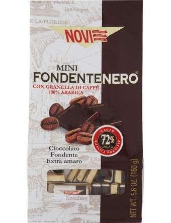 NOVI MINI FONDENTE NERO PRALINE GR 160