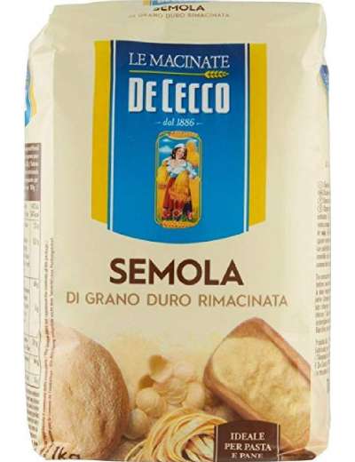 DE CECCO SEMOLA RIMACINATA GRANO DURO KG 1