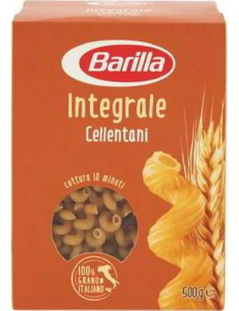 BARILLA CELLENTANI PASTA INTEGRALE GR 500