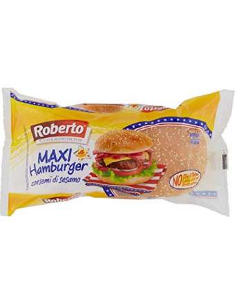 ROBERTO MAXI HAMBURGER SESAMO BUSTA GR 300