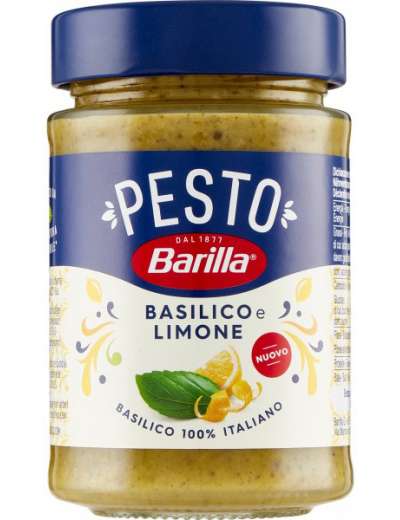 BARILLA PESTO LIMONE BASILICO GR 190