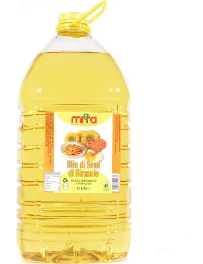 MIRA OLIO SEMI DI GIRASOLE ALTO CONTENUTO ACIDO OLEICO LT 10