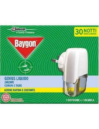 BAYGON GENIUS BASE LIQUIDO 1 DIFFUSORE + 1 RICARICA