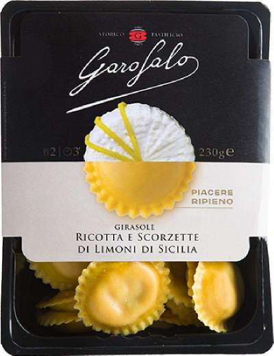 GAROFALO RICOTTA E LIMONI DI SICILIA GIRASOLE CONFEZIONE GR 230
