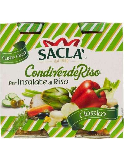 SACLA' CONDIRISO CLASSICO VASETTI 2X290 GR 580