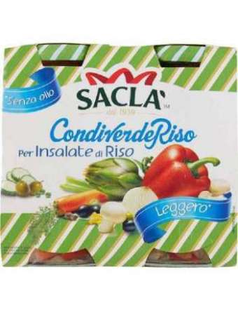 SACLA' CONDIRISO LIGHT VASETTI 2X290 GR 580