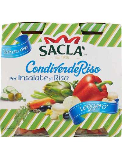 SACLA' CONDIRISO LIGHT VASETTI 2X290 GR 580