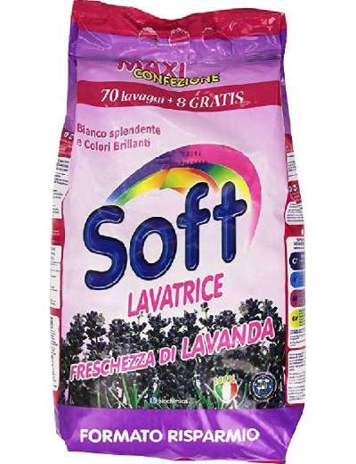 SOFT LAVATRICE POLVERE 70+8 LAVANDA GR 5538