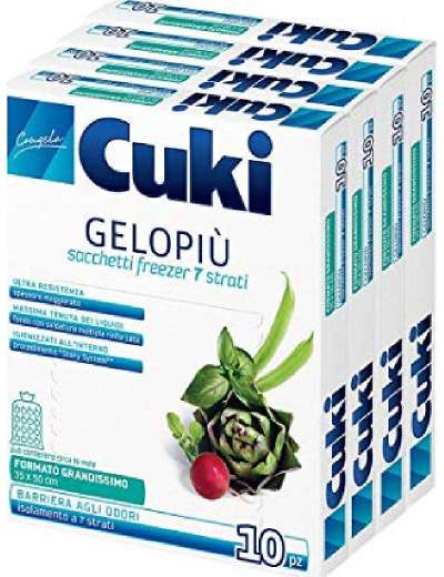 CUKI SACCHETTI GRANDISSIMI GELOPIU' PZ 10