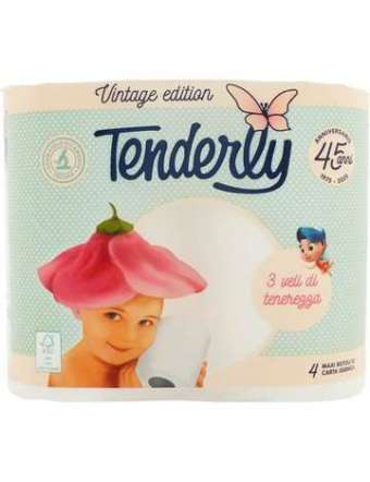 TENDERLY CARTA IGIENICA VINTAGE 3 VELI PZ 4
